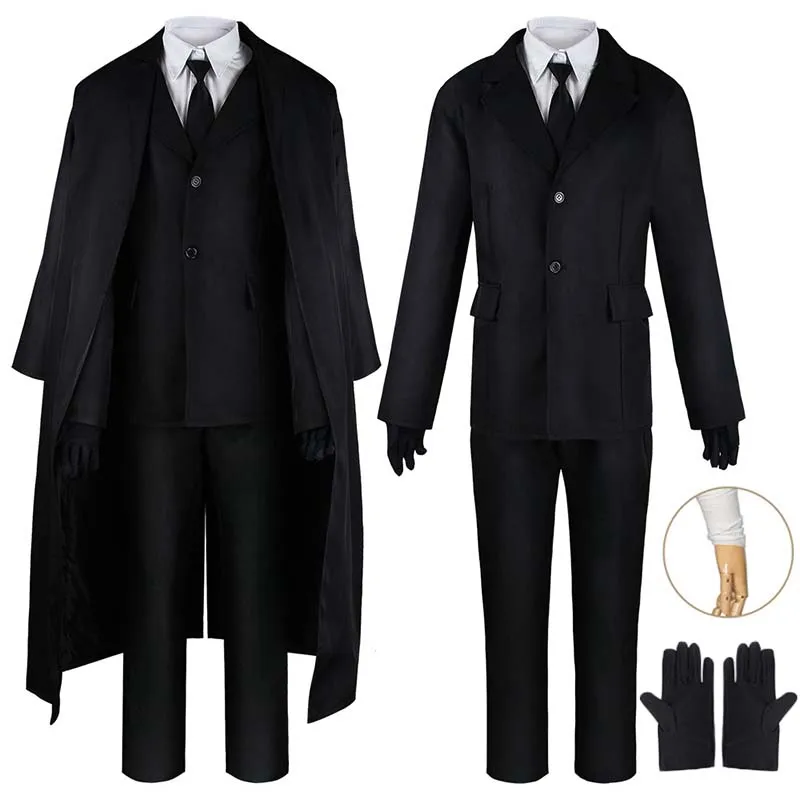 Bandage - Fantasia de Cosplay Dazai: Jaqueta Trench