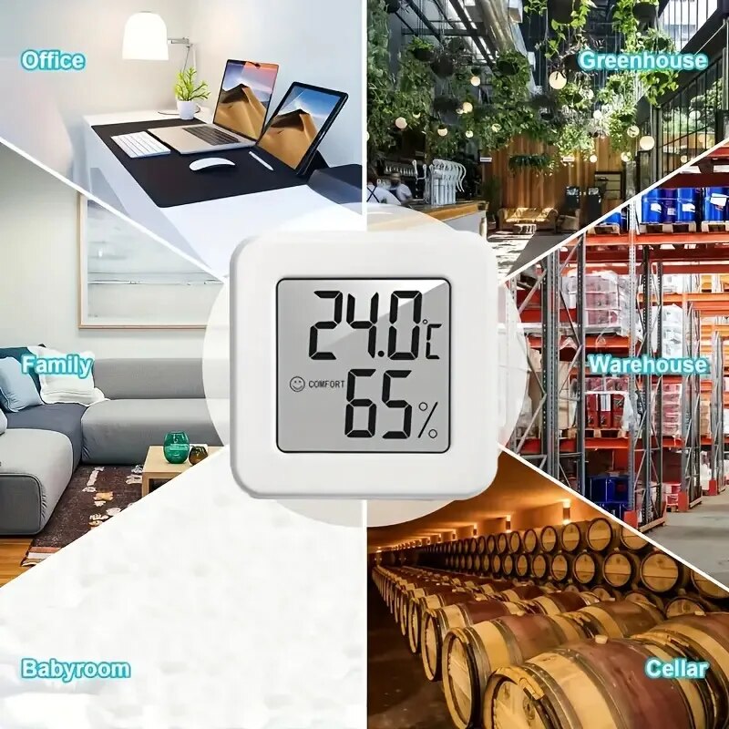Thermometer Digital - Higrômetro Digital, Termômetro Interno, Medidor de