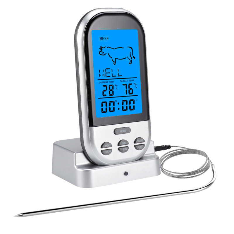Thermometer Digital - Termômetro sem fio para churrasco, termômetro