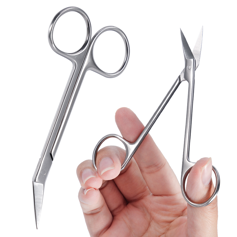 Medical Scissors - 1pc dental micro tesoura cabeça curvada