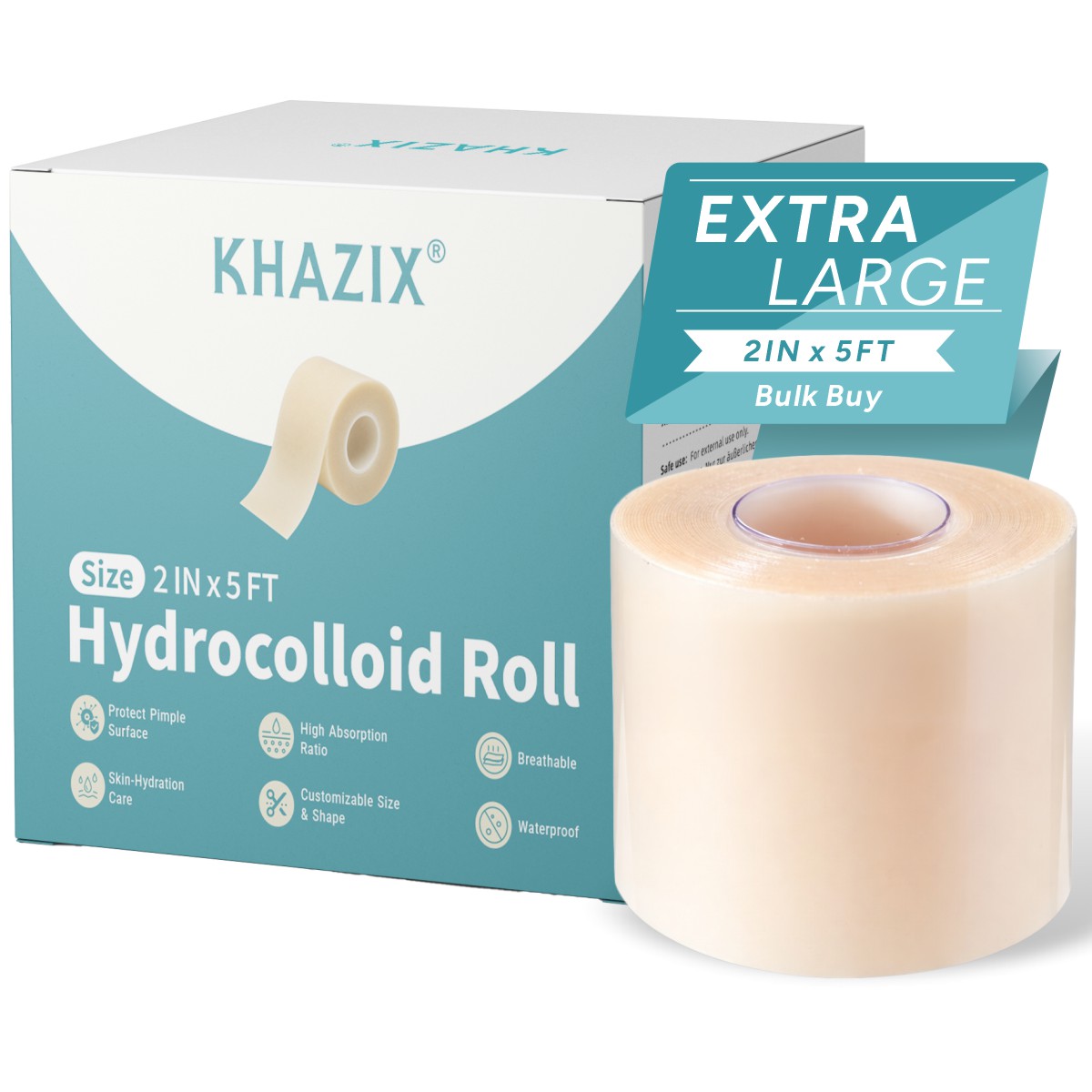 Curativo Hidrocoloide KHAZIX e - Bandage avaliação e preço