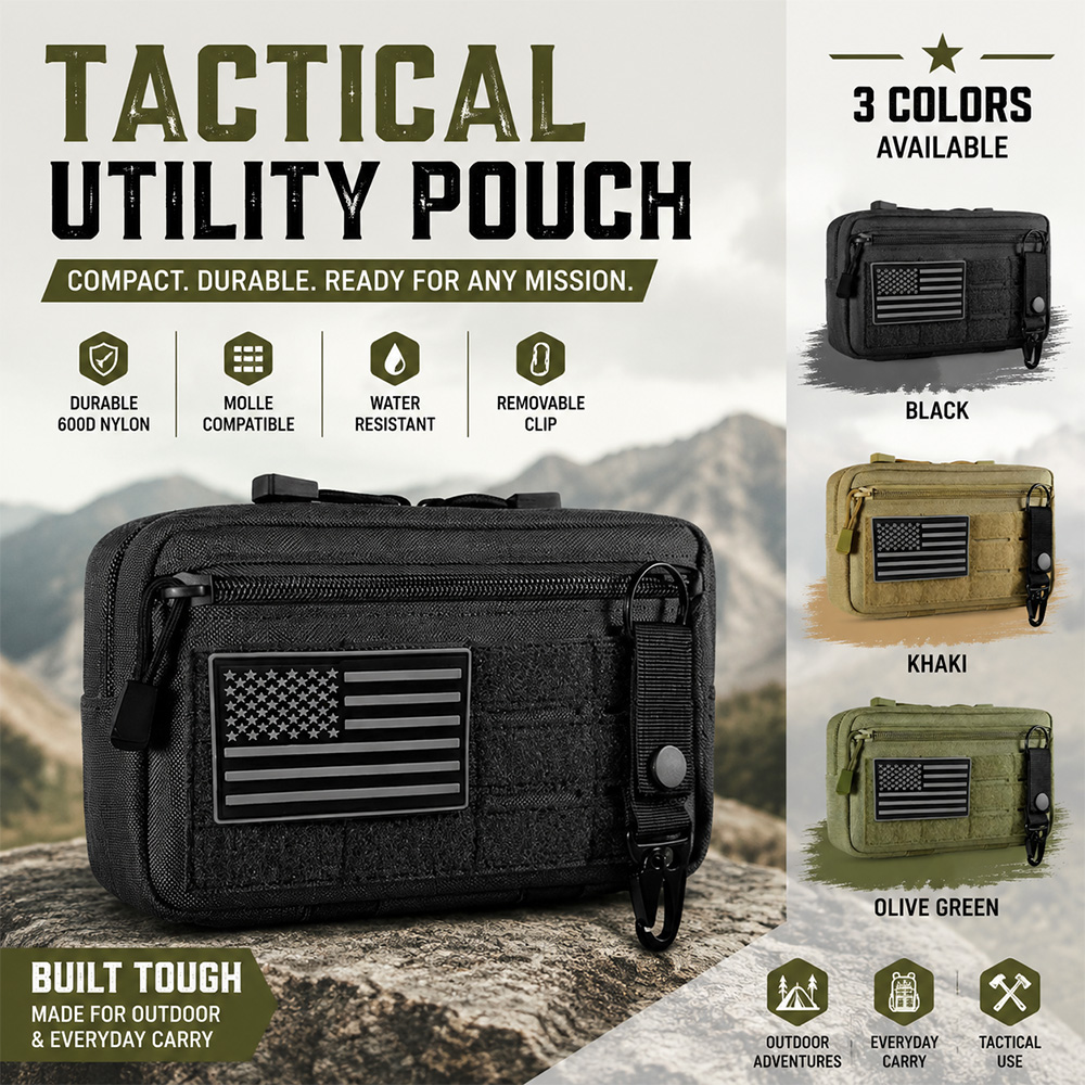 Bolsa tática molle edc para pr - First Aid Kit avaliação e preço