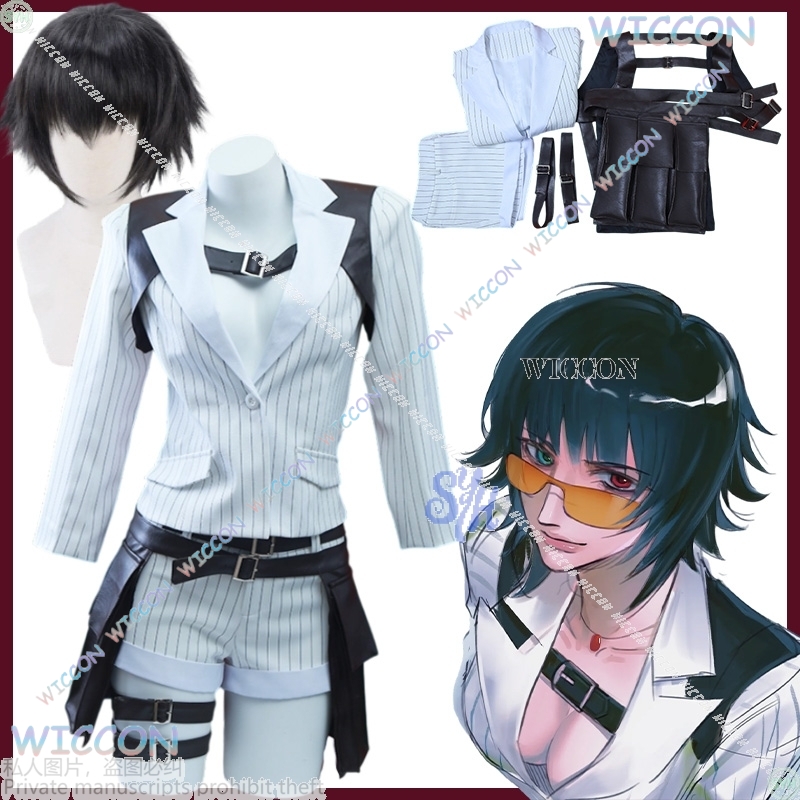 Anime traje punk sexy decote e - Bandage avaliação e preço