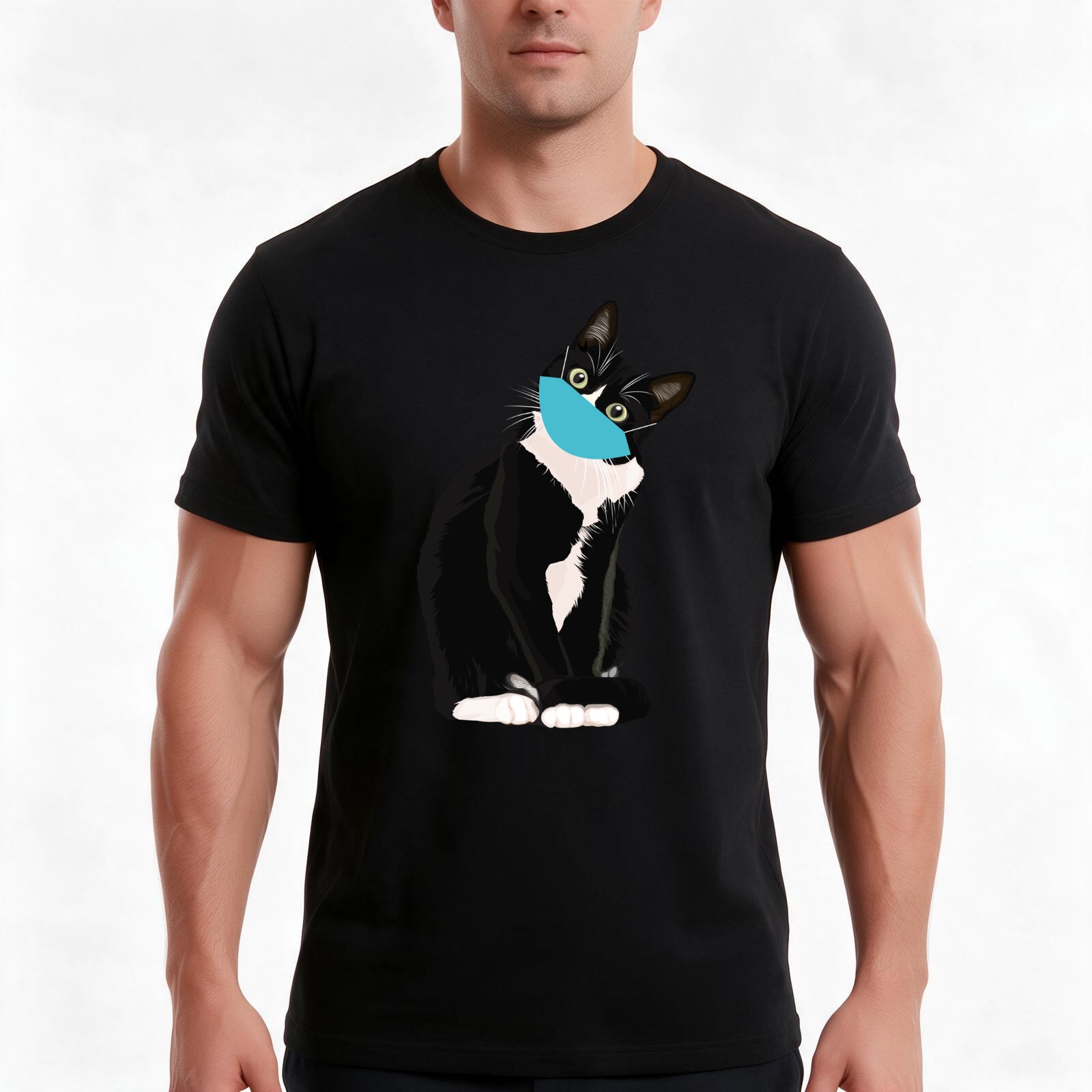 Camiseta com estampa de um gat - Surgical Mask avaliação e preço