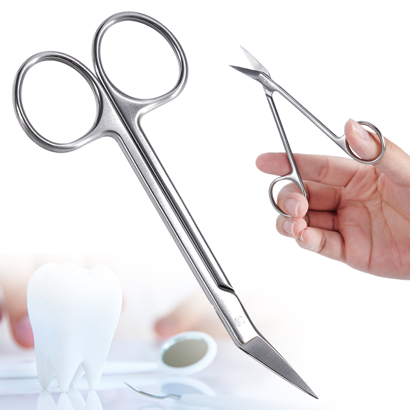1pc dental micro tesoura cabeç - Medical Scissors avaliação e preço