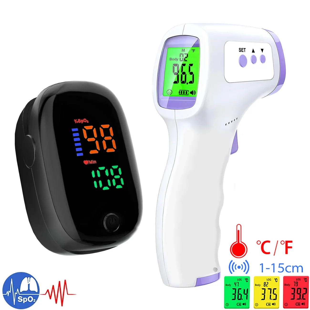 Termômetro médico infravermelh - Pulse Oximeter avaliação e preço